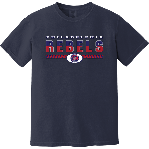 Philadelphia Rebels Heavyweight Ring Spun Tee