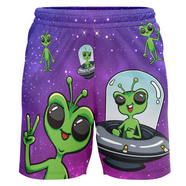 Alien Adult Workout Wear Shorts
