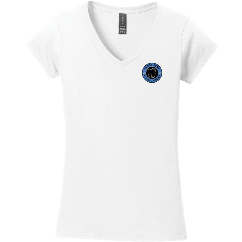 Black Bear National Academy Softstyle Ladies Fit V-Neck T-Shirt