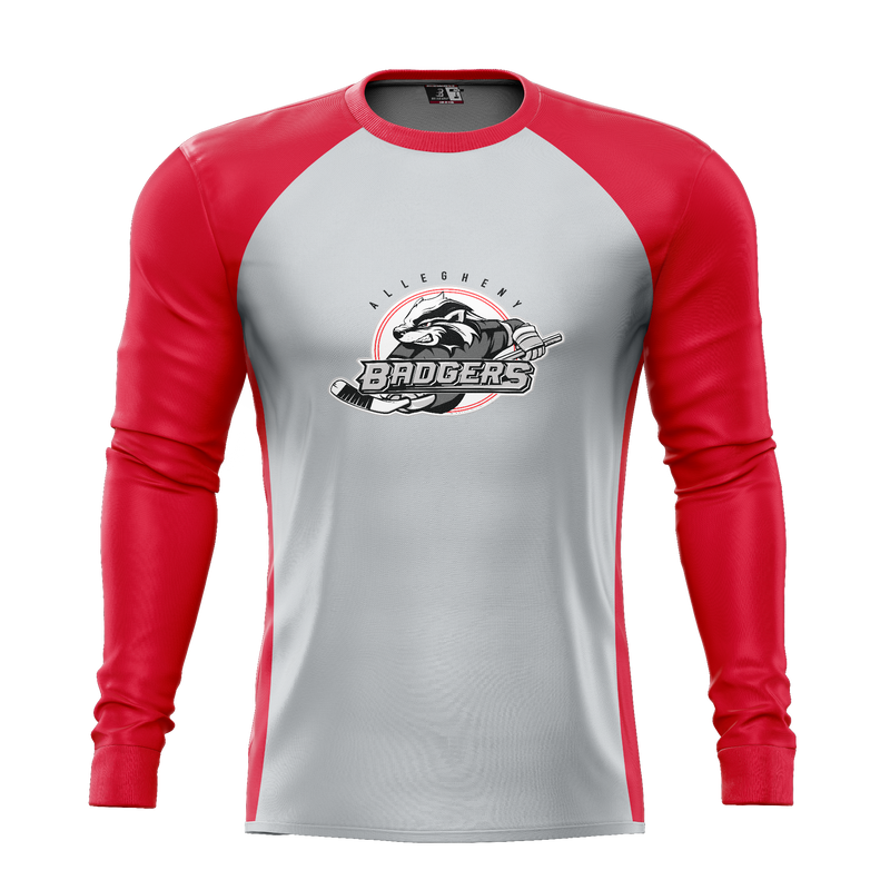 Allegheny Badgers Youth 2025 Sublimated Long Sleeve Tee