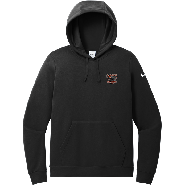 Biggby Bombers Nike Women's Club Fleece Sleeve Swoosh Pullover Hoodie