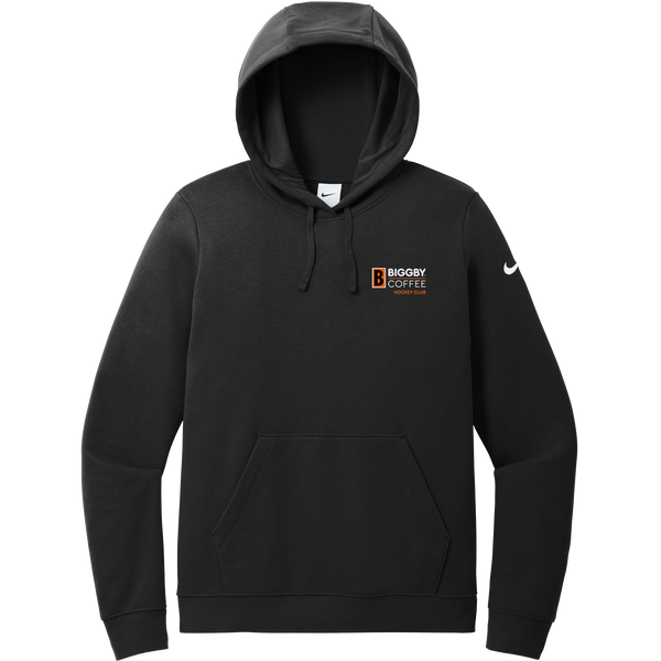 Biggby Coffee Hockey Club Nike Women's Club Fleece Sleeve Swoosh Pullover Hoodie