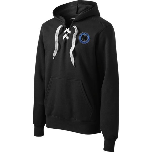 Black Bear National Academy Lace Up Pullover Hooded Sweatshirt