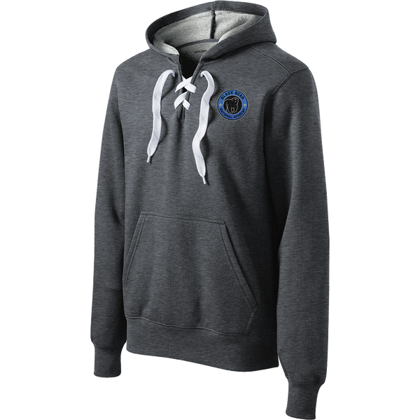 Black Bear National Academy Lace Up Pullover Hooded Sweatshirt